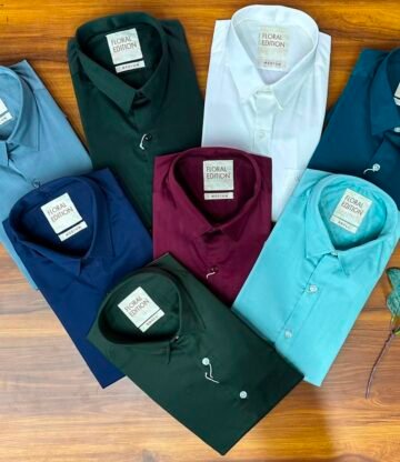 Signature Cotton Satin Formal Shirt